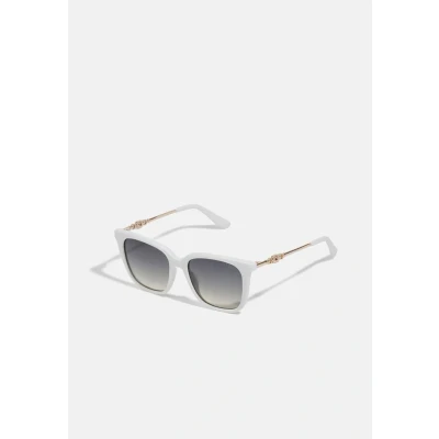 Image of Guess Sunglasses, Women&#039;s, Size: One Size, White/gradient green