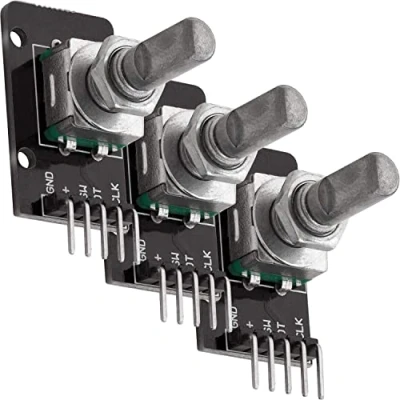 Image of AZDelivery 3 x KY 040 Rotary Encoder Module compatible with Arduino including E Book!