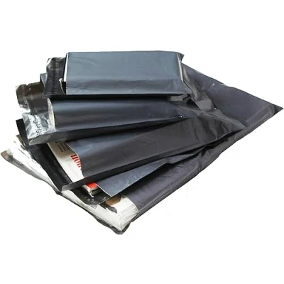 Image of Strong Polythene Mailing Postal Bags Plastic Material Or Posting Parecels Bag For Postages Self Seal (10&quot; x 14&quot; (25.4cm 35.56cm), Grey, 25)