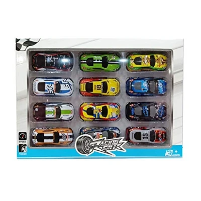 Image of Sipobuy 12pcs Die Cast Metal Toy Cars, Diecast Mini Inertia Racing F1 Model Cars
