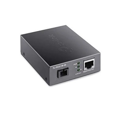 Image of TP Link Gigabit WDM Media Converter, Auto negotiation, Extends fiber distance up to 20 km (TL FC311B 20)