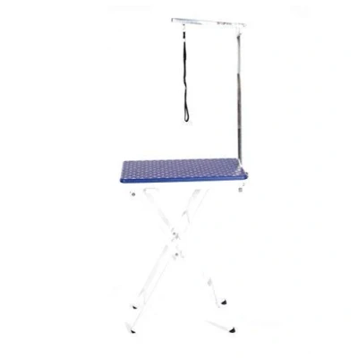 Image of Pedigroom Portable Dog Grooming Show Exhibition Exhibitor Competition Table Blue