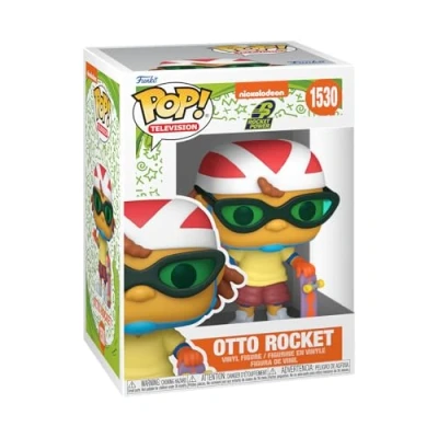 Image of Funko POP! TV: Nick Rewind Otto Rocket Nickelodeon Slime Collectable Vinyl Figure Gift Idea Official Merchandise Toys for Kids &amp; Adults Ad Icons Fans Model Collectors