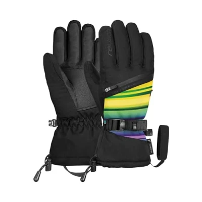 Image of Reusch Demi R TEX® XT Extra Warm, Waterproof, Windproof and Breathable Winter Gloves, Finger Snow Ski Gloves for Women