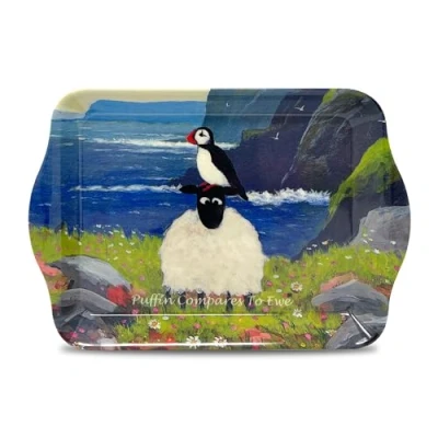 Image of Small Scatter Tray by Thomas Joseph Puffin Compares To Ewe Funny and Sheep Gift