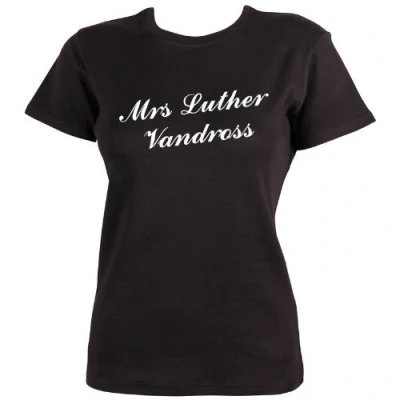Image of Dead Fresh Mrs Luther Vandross T Shirt, M Black
