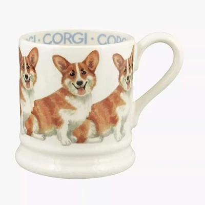 Image of Emma Bridgewater Pembroke Welsh Corgi 1/2 Pint Mug Earthenware 300ml