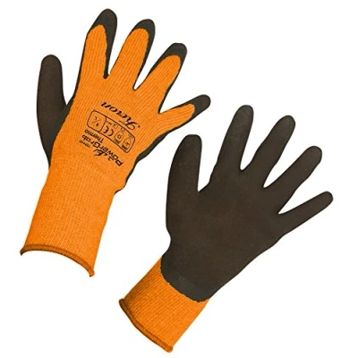 Image of Winter glove PowerGrab Thermo, orange, size 9 (6)