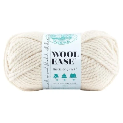 Image of Lion Brand Yarn Company 1 Skein Wool Ease Thick and Quick, Fisherman 640 099
