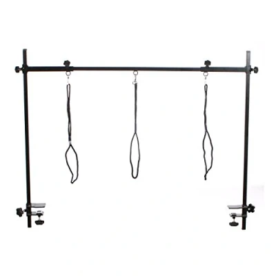 Image of Pedigroom Ajustable Dog grooming arm H bar for table fits tables 90 120cm