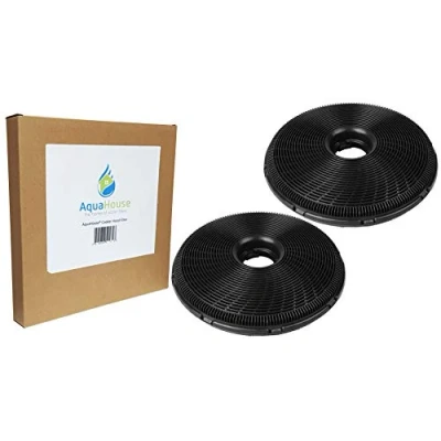 Image of 2X AquaHouse 190mm Charcoal Filter Compatible with Various Cooker Hoods by AEG, Britannia, Candy, Electrolux, Zanussi