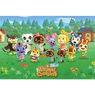Image of Pyramid International Animal Crossing: Lineup Maxi Poster 91.5 x 61 cm Merchandising Ufficiale, Multicoloured