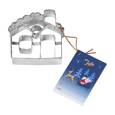 Image of Tala Christmas Gingerbread House Stainless Steel Cookie Cutter