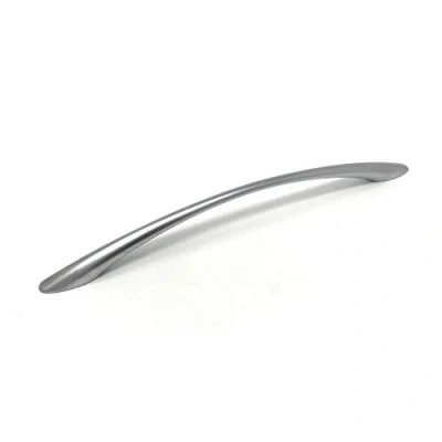 Image of 224mm Matt Chrome Bow Handle for Kitchen Cabinets Bedroom Bathroom Furniture Cupboards