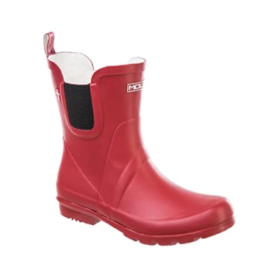 Image of MOLS Women&#039;s Suburbs Rain Boot, 4092 Haute Red, 7 UK