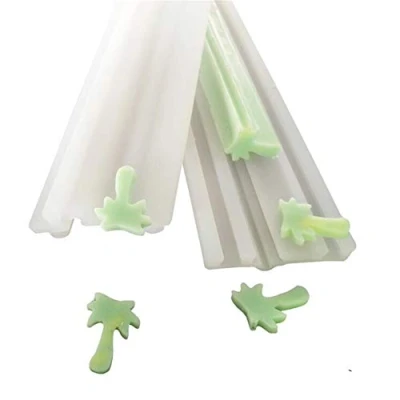 Image of Palm Tree Shape Silicone Soap Mold Mousse Cake Roll Chocolate Gypsum Baking Tool Making Mould, Long Tube Column Mould Column, Candle Clay Craft Mold, Foundant