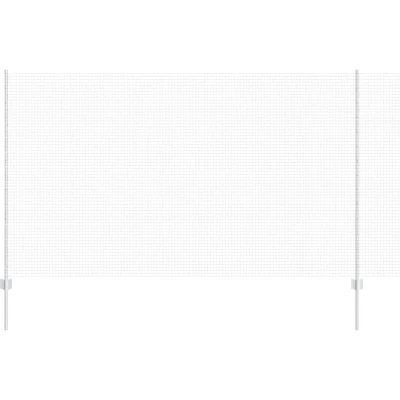 Image of vidaXL Welded Wire Fence with 10 U Posts Silver 1.4x10 m Steel