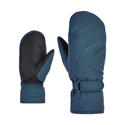 Image of Ziener Women&#039;s Korvana Ski Mitten/Winter Sports Warm Breathable Hale Navy, 6.5