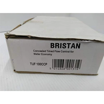 Image of Bristan TUF100CCP Concealed Timed Flow Control for Water Economy Mixer Showers, Chrome