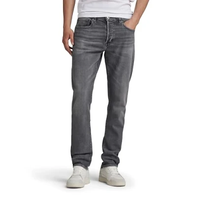 Image of G Star Men&#039;s 3301 Slim Jeans, grey (faded stargaze 51001 D554 G328), 26W / 32L