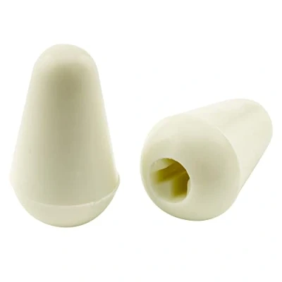 Image of Musiclily Pro Metric Guitar 5 Way Switch Tips Caps Knobs for Import Strat Style Electric Guitar, Mint (Set of 2)