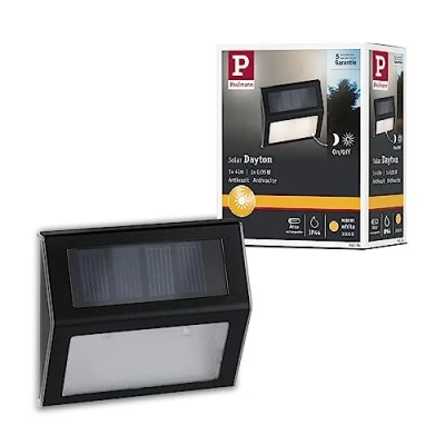 Image of Paulmann 94234 Solar Stair luminaire/Step luminaire LED Outdoor incl. 1x0.05 watt Anthracite Plastic 3000 K Warm White