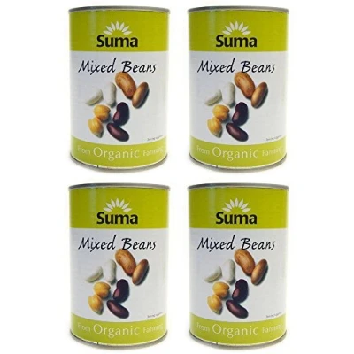 Image of (4 PACK) Suma Organic Mixed Beans 400g 4 PACK BUNDLE