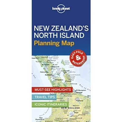 Image of Lonely Planet New Zealand&#039;s North Island Planning Map