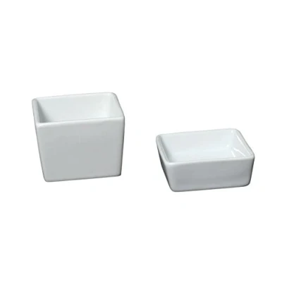 Image of Genware NEV 353006 Royal Square Dish, 4 pieces Fit 353028 (Pack of 12)