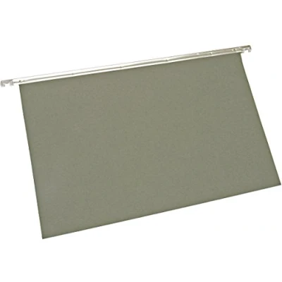 Image of 5 Star Office Heavyweight Shackle Hanging Files with Labels and Staple Flap Pack of 50 Green (UK Import)