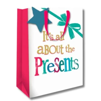 Image of Brightside Unisex Gift Bag, Perfect for Birthdays, and other Celebrations, Bag Him Her, Officially Licenced Responsibly Resourced, Size 33 x 26 13.5 cm, Multi Coloured