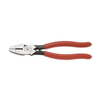 Image of Klein Tools HD2139NETH Side Cutter with Thread Holding, 0 V, Red/Silver, 241 mm