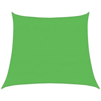 Image of vidaXL Sunshade Sail 160 g/m² Trapezium Light Green 4/5x4 m HDPE