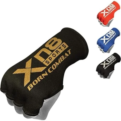 Image of XN8 Boxing Hand Wraps Inner Gloves for Punching Half Finger Elasticated Bandages under Mitts Fist Protection Great MMA, Muay Thai, Kickboxing, Martial Arts Training, Combat Sports