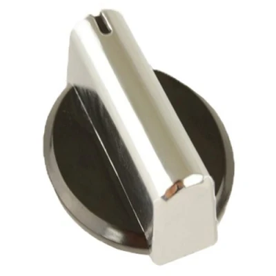 Image of Caple WMD1354 WMD2954 Oven / Warming Drawer Control Knob (Silver Black)