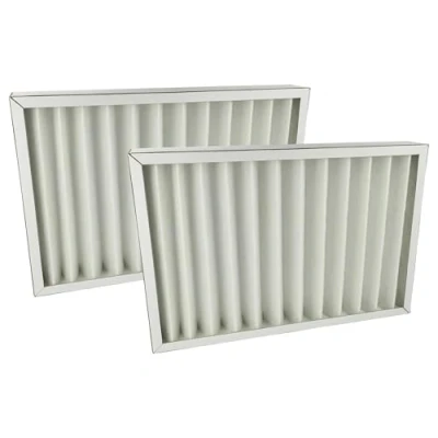 Image of vhbw 2x Filter G4 Compatible with Pluggit SWT180 Geothermal Heat Exchanger Set, 37 x 25 4.6 cm, White
