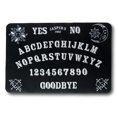 Image of Ouija Pet Mat Personalised Food Fabric Non slip Table Puppy Kitten Gift Feeding