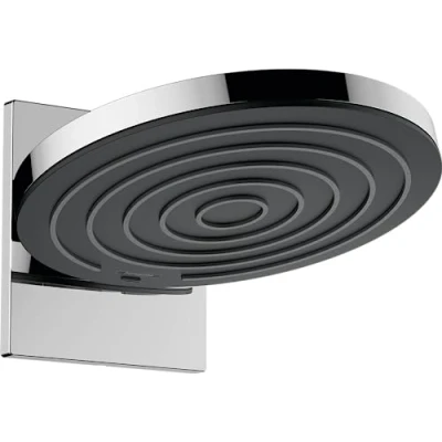 Image of Hansgrohe 24150000 Pulsify S Overhead 260 2jet, Chrome, Shower Head 260mm / with Wall Connector