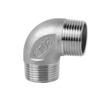 Image of Plumbing fittings Stainless Steel Fittings, 45 Degree 90 Deg Elbow, 1/4&quot; 3/8&quot; 1/2&quot; 3/4&quot; 1&quot; 1 Male Female Threaded Elbow Connector 304 Pipe Fitting, 1pcs(90 Inch)