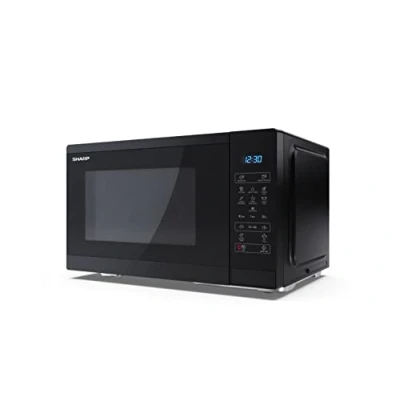 Image of SHARP YC MS252AU B 25 Litre 900W Digital Microwave, 11 power levels, ECO Mode, defrost function, LED cavity light Black