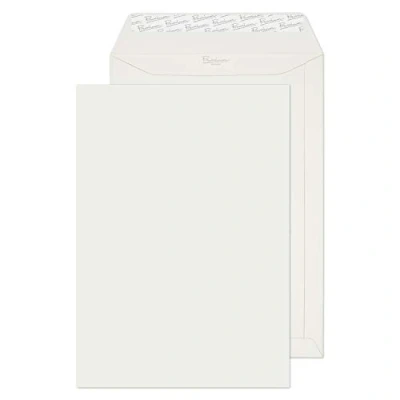 Image of Blake Business C4 324 x 229 mm 120 gsm Peel &amp; Seal Pocket Envelopes (37653) Brilliant White Wove Pack of 20