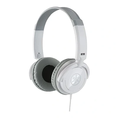 Image of YAMAHA HPH 100WH Dynamic Closed Back Headphones, White