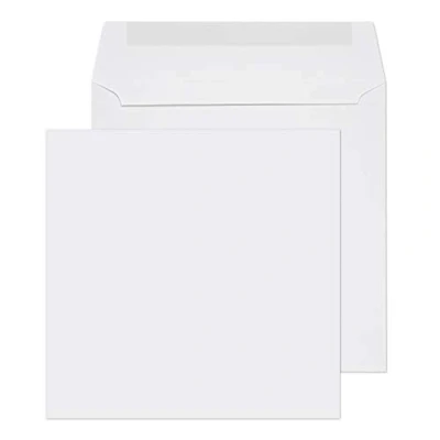 Image of Blake Purely Everyday 155 x mm 100 gsm Square Wallet Gummed Envelopes (0155SQ) White Pack of 500