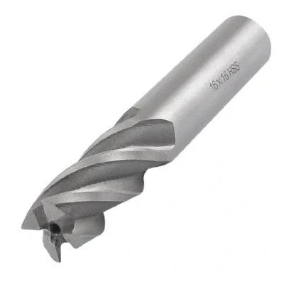Image of Sourcingmap 16mm Cutting Diameter Shank 4 Flutes HSS End Mill Milling Cutter