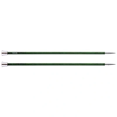Image of KnitPro Royale: Knitting Pins: Single Ended: 35cm x 5.50mm, Birchwood, brass, Multi Colour, 5.5mm