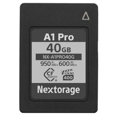 Image of Nextorage 40GB CFexpress TYPE A VPG400 pSLC Japanese brand Max.write speed 950MB/s Max.read 600MB/s Sony Alpha Series compatibility confirmed 4K/8K RAW memory card NX A1PRO A1PRO40G