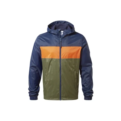 Image of TOG24 Craven Mens Waterproof Packaway Jacket with Bag, Full Length Zip and Adjustable Hood, Breathable, Windproof