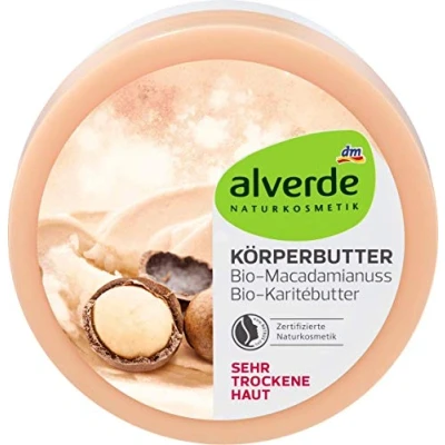 Image of alverde NATURKOSMETIK Body Butter Macadamia Nut Karite 200 ml