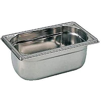 Image of Matfer Bourgeat Stainless Steel 1/4 Gastronorm Tray 150mm