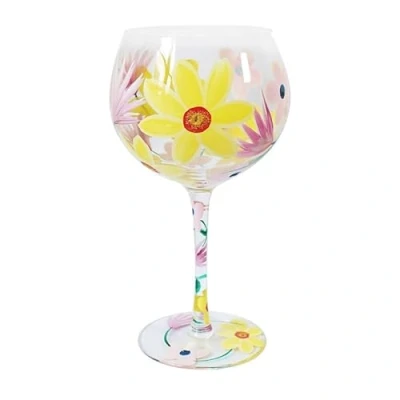 Image of Lesser &amp; Pavey Gin Glass for Women Men Gifts Daffodils Premium Suitable Any Occasion Lynsey Johnstone